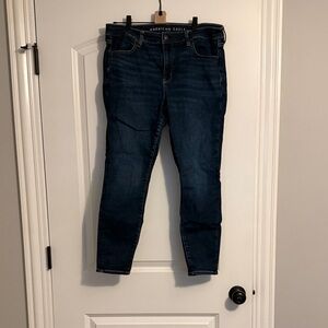 American Eagle Outfitters Women's Deep Indigo Skinny Jeans